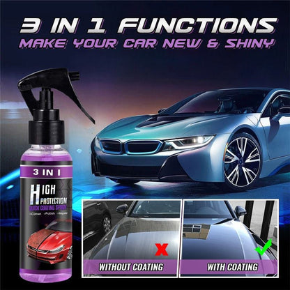 3 in 1 Hoge Bescherming Auto Coating Spray